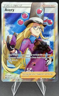 Pokemon - Avery (Full Art) 187/198 Swsh06: Sword & Shield Chilling Reign - NM - Image 1