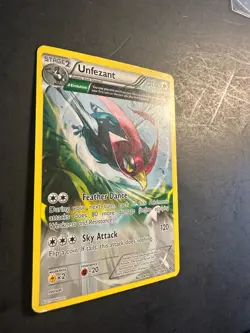 2015 Pokemon Roaring Skies Unfezant 81 /108 special illustration Full Art Rare - Image 2