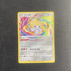Pokemon TCG Jirachi 119/185 Amazing Rare Sword & Shield: Vivid Voltage NM - Image 1