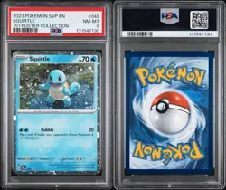 2023 POKEMON SVP EN-SV BLACK STAR PROMO 151 POSTER COLLECTION SQUIRTLE PSA 8 - Image 3