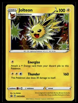 Jolteon SWSH094 SWSH Black Star Promo Pokemon - Image 1