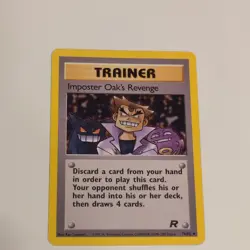Pokemon TCG Imposter Oak's Revenge Team Rocket 76 Regular Unlimited Uncommon - Image 1