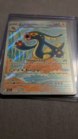 Pokemon TCG Eelektross 115/086 Sv: Black Bolt Illustration Rare Holo 160 HP 2025 - Image 2