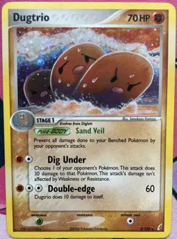 LP - Dugtrio 5/100 Holo Rare - Crystal Guardians - Pokemon TCG - Image 1