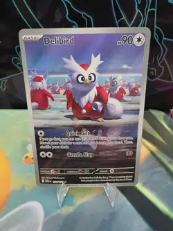 Delibird - 152/132 - Illustration Rare - Mega Evolution - Holo - NM/M - MEG - Image 1