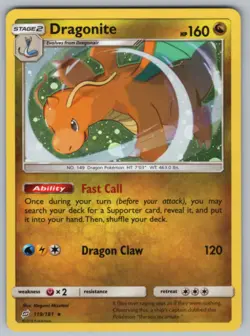 2019 Pokemon Sun & Moon Team Up Dragonite - Image 1
