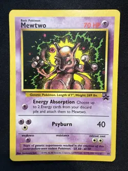 Mewtwo 14/53 - Black Star Promo - WOTC - Pokemon TCG - LP - Image 1