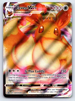 Eevee VMAX SWSH087 Holo Promo Sword & Shield Promo Pokemon Lightly Played - Image 1