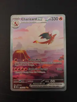 Pokemon Charizard ex 199/165 SV151 SIR Holo 330HP ENG - Image 1