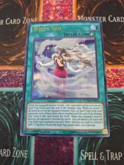Yugioh White Veil DUSA-EN032 Ultra Rare 1st Edition Near Mint - Image 1