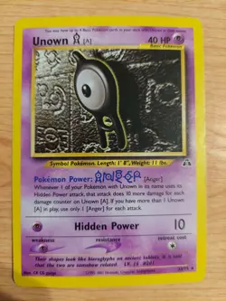 Unown A - 33/75 (Neo Discovery) - Very Lightly Played VLP - Rare - Image 1