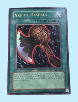 Yu-Gi-Oh! Axe of Despair MRL-002 Ultra Rare Foil – Light Play - Image 1