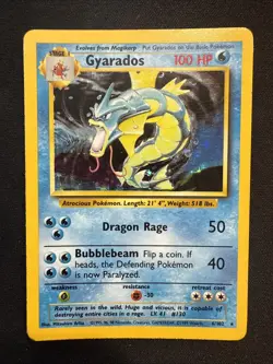 Gyarados 006/102 - Base Set - Holo - Unlimited - WOTC - 1999 - Pokemon TCG - LP - Image 1