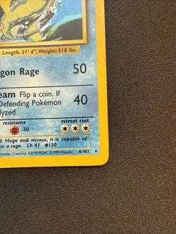 Gyarados 006/102 - Base Set - Holo - Unlimited - WOTC - 1999 - Pokemon TCG - LP - Image 5