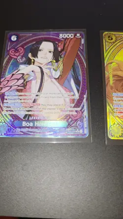 One Piece EB03 Nami Robin and Boa Hancock SP English Near Mint Condition - Image 2