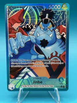 One Piece Jinbe (OP14-040) (Alternate Art) Leader The Azure Sea's Seven - Image 1