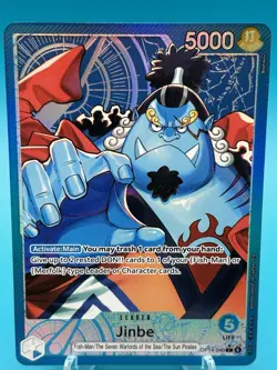 One Piece Jinbe (OP14-040) (Alternate Art) Leader The Azure Sea's Seven - Image 3
