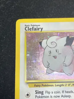 CLEFAIRY 5/102 Base Set Holo Rare Unlimited 1999 WOTC Pokemon Card - Image 4