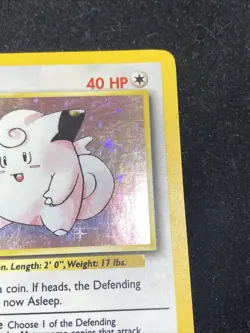 CLEFAIRY 5/102 Base Set Holo Rare Unlimited 1999 WOTC Pokemon Card - Image 5