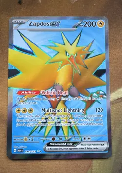 Zapdos ex 192/165 Sv: Scarlet & Violet 151 Holo Pokemon Card - Image 1