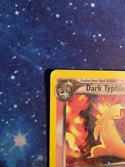 Vintage 2000 Nintendo Pokemon Dark Typhlosion Holo Neo Destiny Card 10/105 Rare - Image 2