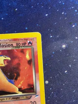 Vintage 2000 Nintendo Pokemon Dark Typhlosion Holo Neo Destiny Card 10/105 Rare - Image 3