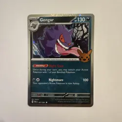 Gengar (Cosmos Holo) 057/091 Trick or Trade BOOster 2024 Holo Rare Pokemon Card - Image 1