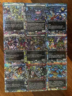 MTG | TNMT Scene Cards 0200-0208 (Foils And Non-Foils) - Image 1