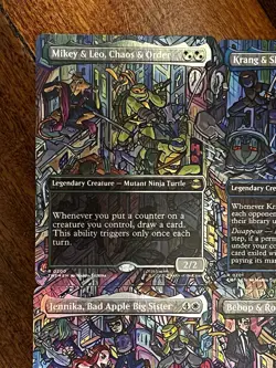 MTG | TNMT Scene Cards 0200-0208 (Foils And Non-Foils) - Image 2