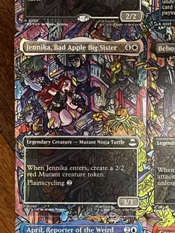 MTG | TNMT Scene Cards 0200-0208 (Foils And Non-Foils) - Image 5