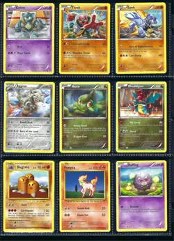 POKEMON 9 CARD LOT . - Image 1