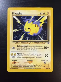 Pikachu 070/111 - Neo Genesis - Common - Pokemon TCG - LP - Image 1