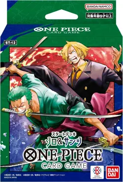 BANDAI ONE PIECE Card Game Start Deck Zoro & Sanji ST-12 - Image 1