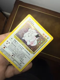 Clefairy 6/130 Holo Rare Base Set Pokemon Card RARE! - Image 4