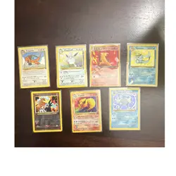 Nintendo Pokemon TCG 7-Card Vintage Lot - Image 1