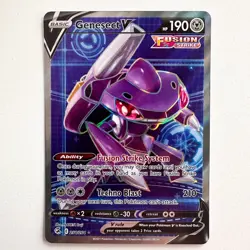 Genesect V - 254/264 - Pokemon Fusion Strike Sword Shield Full Art Rare Card NM - Image 1