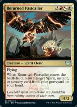 FOIL Returned Pastcaller | MtG Magic Strixhaven School of Mages | English - Image 1