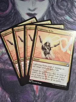 4 x Lightning Helix (0197) - Ravnica Remastered - Uncommon - Image 1