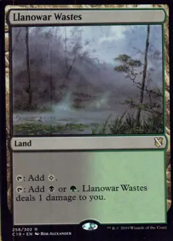 Commander 2019 #258 Llanowar Wastes - Image 1