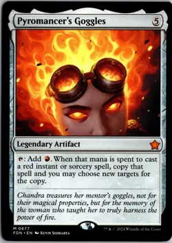 Pyromancer's Goggles 677 Mythic Foundations Magic: The Gathering Near Mint - Image 1