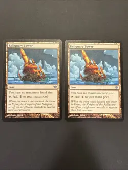2x Reliquary Tower - Conflux Magic Mtg NM UP - Image 1