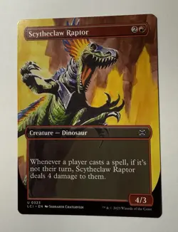 MTG Scytheclaw Raptor Borderless Lost Caverns of Ixalan LCI 0323 NM - Image 1