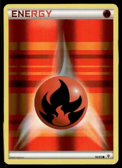 2016 Pokemon TCG Generations Reverse Holo Energy Fire 76/83 - Image 1