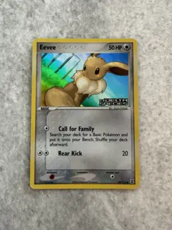 Pokemon TCG Eevee EX Delta Species 69/113 Reverse Holo Stamped MP - Image 1