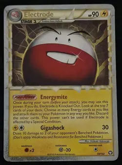 Pokemon Electrode Prime 93/102 Triumphant Holo NM - Image 1