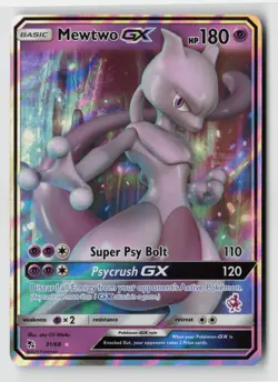 Pokemon - Mewtwo GX - 31/68 (Mewtwo Stamped) - 031/068 - Promo - NM - Image 1
