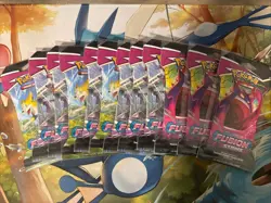 Pokemon TCG Sword & Shield 08 Fusion Strike Sleeved Booster Pack (X12) 820650809170 - Image 1