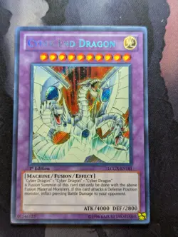 YuGiOh Cyber End Dragon Secret Rare 1st Edition LCGX-EN181 - NM - Image 1