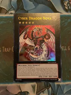 Cyber Dragon Nova SDCR-EN038 Ultra Rare 1st Edition LP - Image 1