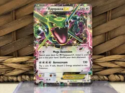 Pokemon TCG Rayquaza EX XY Black Star Promo XY66 Holo MP HP - Image 1